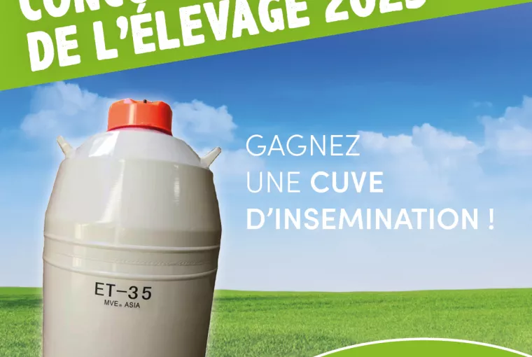 Sommet de l'élevage : une cuve à gagner !
